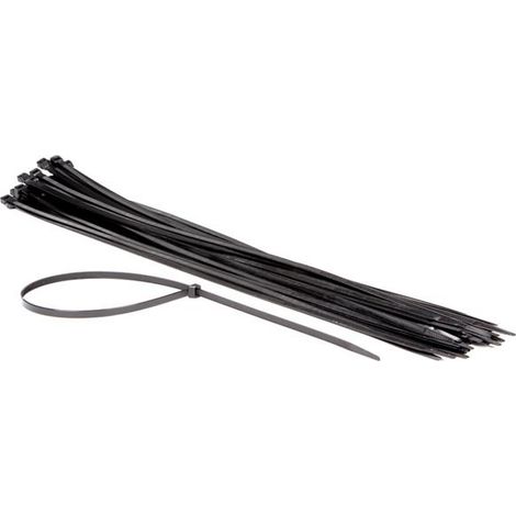 Set di fascette in nylon - 8,8 x 750 mm - nero (50 pz.)
