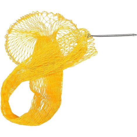 Épuisette à poisson avec cordon de serrage facile à utiliser, lot de 5 outils de pêche - Pratique, robuste et stable (1/5)