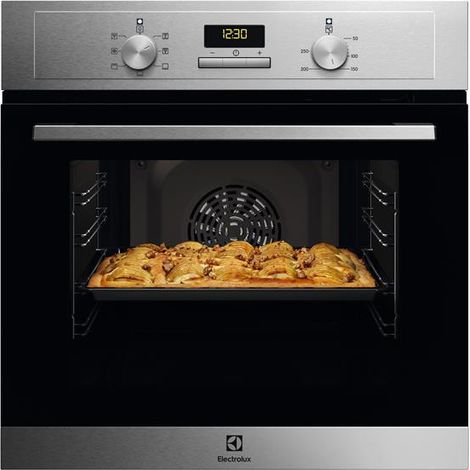 65-liter-einbaubackofen (60 cm) mit katalytischer selbstreinigung, edelstahl - Electrolux - EOH3C01BX
