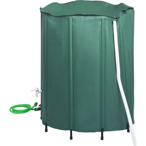 INLIFE Réservoir pliable d'eau de pluie avec robinet 1000 L (1/5)