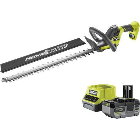 Confezione RYOBI Tagliasiepi Linea 18V OnePlus INEA 55cm RY18HT55A-0 - 1 Batteria 4.0Ah - 1 Caricabatterie rapido RC1812