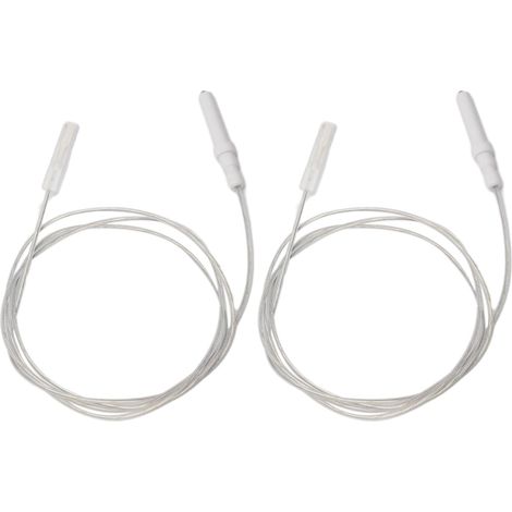 Paquete de 2 electrodos de encendido de estufa de gas diseñados para 900 mm para integración de cables de encendido y uso de puntas de cerámica (40 mm) (1/5)