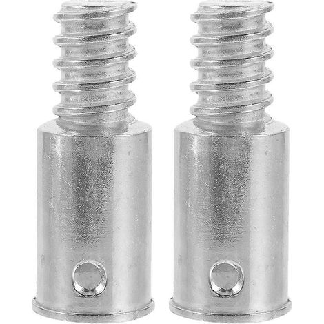 adaptateurs de rallonge pour manche à balai à filetage américain (2 pièces)-6.50X2.50X2.50CM-Silver (1/4)