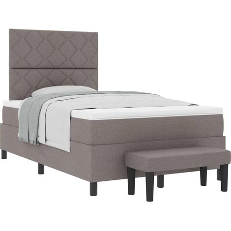 Maison Exclusive - Letto a molle con testiera Talpa 120 x 190 cm Tessuto (1/5)