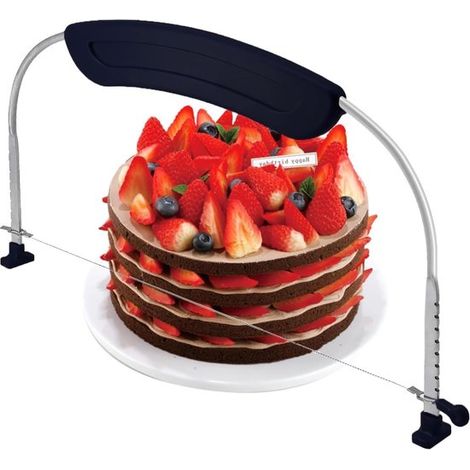 Tagliatorte, livellatore per torte, tagliatorte regolabile, livellatore per torte professionale per accessori da cucina e utensili da forno (1/5)