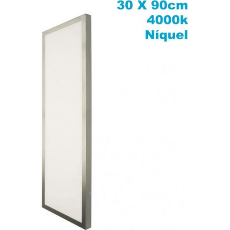 Deckenleuchte 72w 4000k 3,5x30x90 cm flach nickel 6120lm