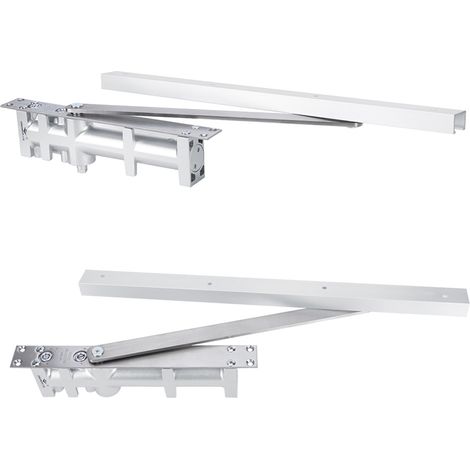 Automatische Türschließer aus Aluminium mit verdecktem hydraulischem Puffer, verdeckter Positionierung, 80 kg Beschläge (1/5)