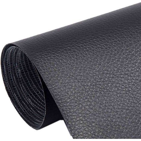 Kit de réparation de cuir pour canapés. 50 x 137 cm - JINFGERNE - Adhésif pour réparer facilement déchirures sur meubles. sièges auto. vestes et chaussures. durable et esthétique