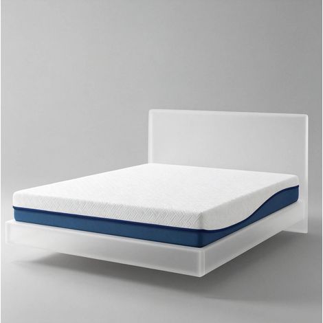 Materasso 160x200 in memory foam al tè verde, fodera sfoderabile lavabile DESVIAE (1/5)