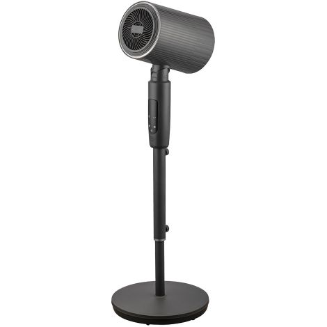 Hyundai Ventilateur de chauffage 50 W avec ioniseur et minuterie Noir pour bureau a' domicile