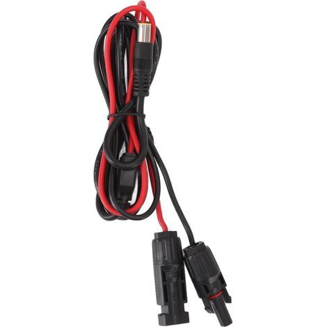 Adaptateur de connecteur de panneau solaire femelle à mâle, 2 cœurs DC7.9mm, rallonge en cuivre PVC 16AWG DC 8.0 (1/5)