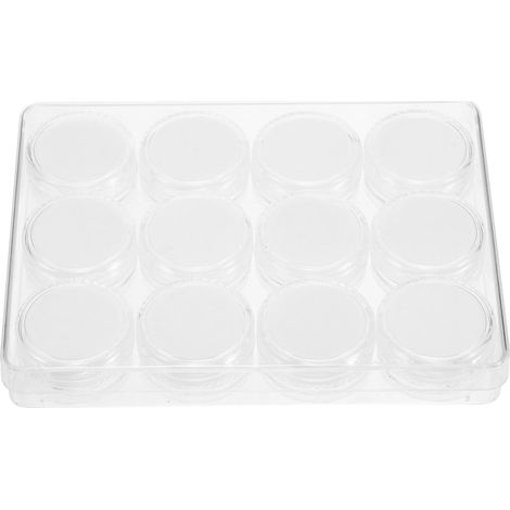 Boîte de Présentation Acrylique avec Couvercle Transparent Boîte de Rangement Bijoux et Pierres Précieuses Organiseur Résistant pour Broches et Diamants pour Collection et (1/5)
