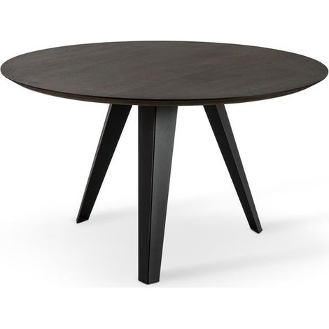 Tavolo Fisso Ø130x76 cm in Rovere Termocotto Henry Naturale (1/4)