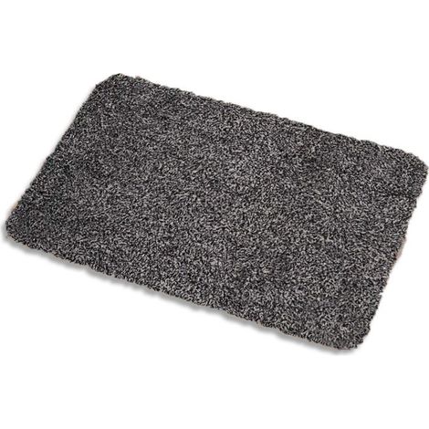 Paillasson anti-poussière 50 x 80 cm, lavable en machine tapis de sol antidérapant en microfibre douce, absorbante adapté aux portes d'entrée et couloirs pour chiens (1/5)