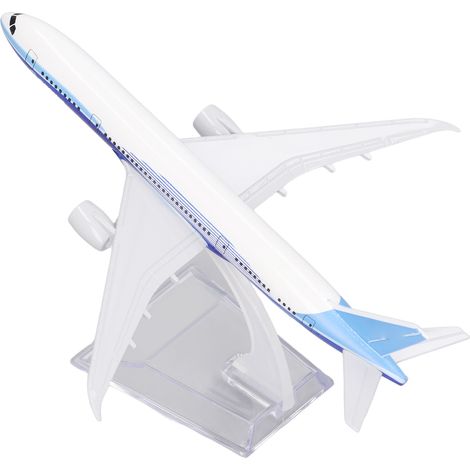 Maquette d'avion Boeing 787 en alliage, modèle réduit d'avion moulé sous pression, objet de décoration idéal pour la maison ou le bureau. (1/5)