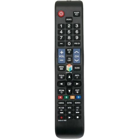 Télécommande - Pour Samsung Smart TV - Modèles J5200 J6200 J6300 - Référence BN59-01198X - Noir - 1 Pièce (1/5)