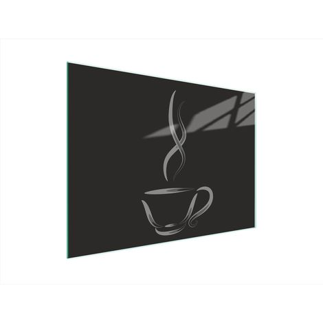 TAGLIERE IN VETRO 40x30 CAFFÈ (1/5)