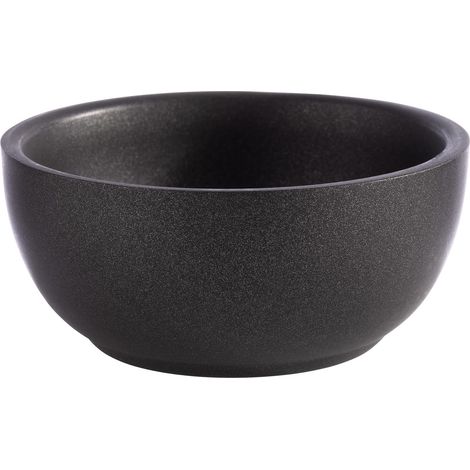 Bol Levante - Ø 9,5 cm, hauteur : 4,5 cm, acier inoxydable, couleur : gris, noir 0,14 l double paroi (1/5)