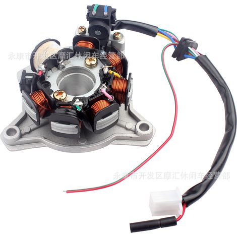 Off-road motorcycle parts 50cc-140cc engine kick start wiring harness spark plug high voltage transformer CDI assembly