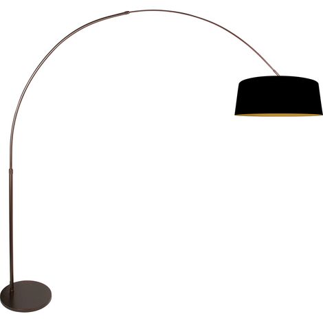 Steinhauer - stehlampe - Sparkled Light - braun - metall textil -