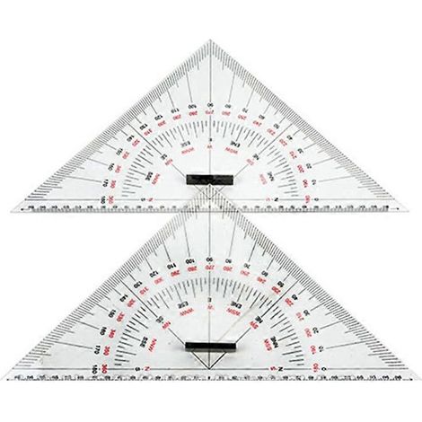 Règle triangulaire pour le dessin de cartes navales, 300 mm (1/5)