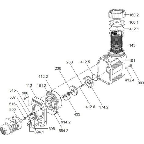 O-Ring für Leitschaufeleinsatz Speck BADU 90