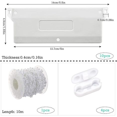 Californian Blind Weight Plate for Vertical Blinds (1/4)