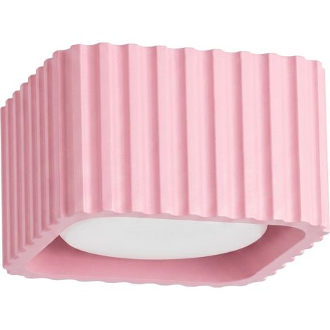 Lámpara de techo RIFF 1 rosa aluminio 1xGx53 10cm Sollux (1/5)