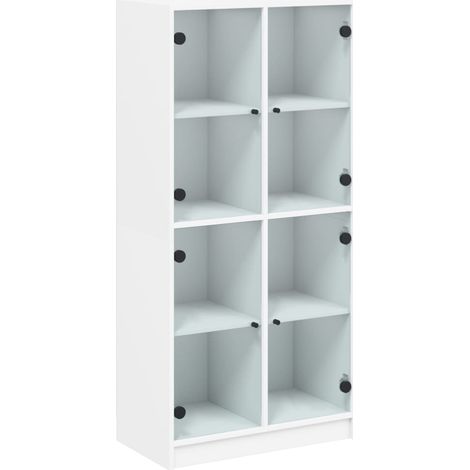 Maison Exclusive - Credenza con Ante Bianca 68x37x142 cm Legno Multistrato