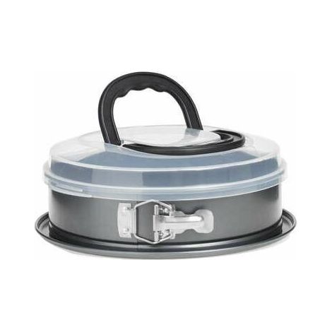 Kuchenform mit Deckel und Griff, Ø 26 cm, Metall - Secret de Gourmet (1/5)
