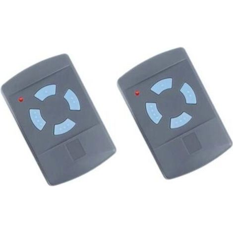 2PACK Télécommande de Garage Sdre HSM4 868 MHz avec 4 Boutons Couleur Bleue Remplacer Les émetteurs Hormann 868 MHz HS4 HSM2 HSP4 868 HS1 868 Tubauto HSM4 868 Tubauto HS4 868Fréquence AIPERQ