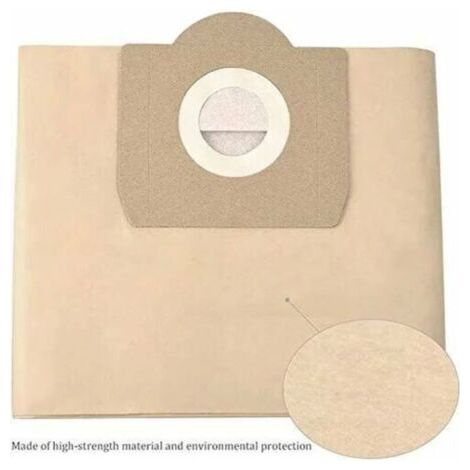 Sacs Aspirateur pour Karcher - 6.959-130.0 - WD3 WD3P MV3 - Sacs Filtrants en Papier de Rechange pour Aspirateur Wet & Dry - Sac pour Karcher WD3 Premium - 5 lots (1/5)