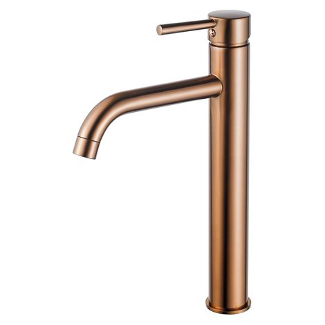 FugaFlow Eccelente Acces Robinet de lavabo - 33,9 cm - surélevé - apparent - Cuivre brossé PVD (Cuivre)