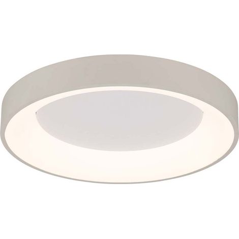 Plafonnier LED, lampe de plafond, veilleuse, minuterie, intensité réglable, télécommande, diamètre 50 cm (1/5)