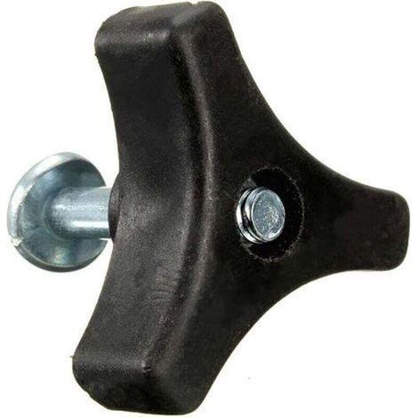 maniglie triangolari per tosaerba, vite, dado, bullone - Pezzi di ricambio per attrezzi da giardinaggio - Accessori per tosaerba Honda (nero) (1/4)