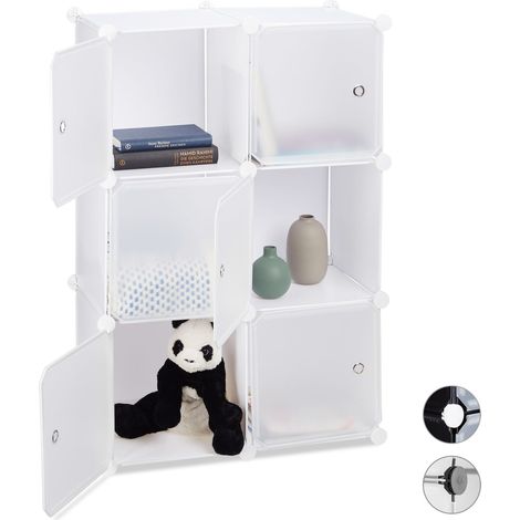 Sistema de estanterías de 6 puertas