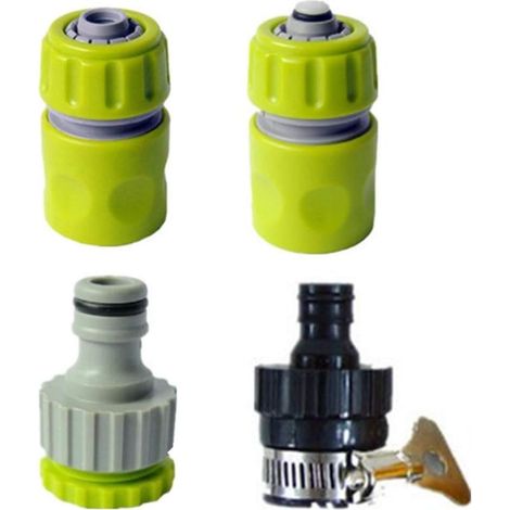 Kit de démarrage de raccords pour tuyaux d'arrosage, kit de raccordement pour conduites d'eau destinées à l'irrigation