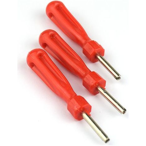 Clé universelle pour obus de valve — Outil de réparation pour valves de pneus tubeless et de dégonflage (1/5)