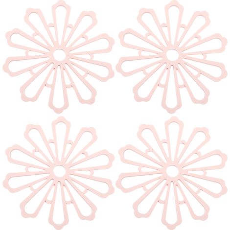 Tapis Protecteur Cuisine - Tapis En Silicone Résistant À La Chaleur Jusqu'à 230 °C - Pour Casseroles Poêles Et Plats Chauds - Lot De 4 (1/5)