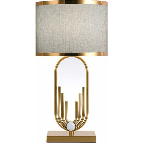 Lampe de chevet grise, lampe de bureau, veilleuse d'intérieur, lampe de chambre, adaptée à la maison, 143056cm, lumière chaude (1/5)