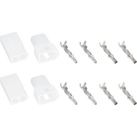 2 Kits Prise Mâle/Femelle 2 Pions et Bornes 03-09-2022 03-09-1022 Compatible avec pour Câbles Jusqu'à 2mm² Voiture Moto (1/5)