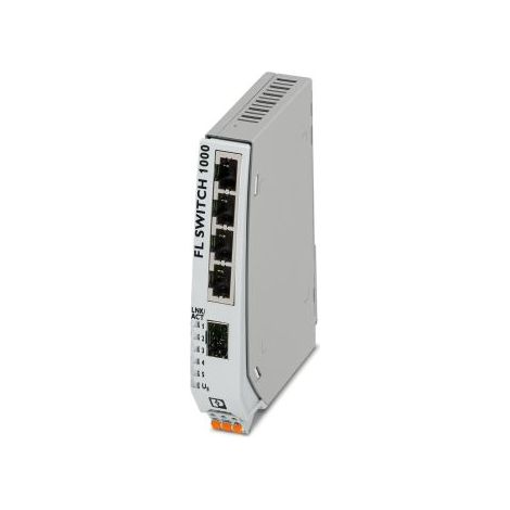 Switch Ethernet Phoenix Contact FL SWITCH 1000 4 Ports RJ45, 10/100Mbit/s 24V c.c. ( Prix pour 1 )