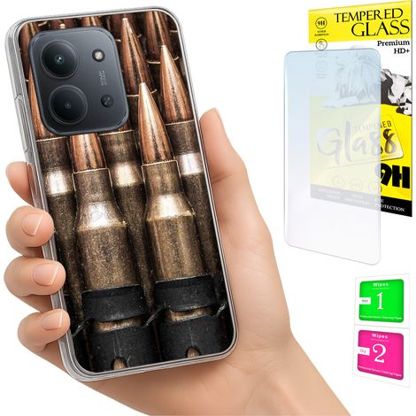 Funda para Xiaomi Redmi 15C 5G 173mm / Poco C85, cubierta trasera de cristal (1/5)