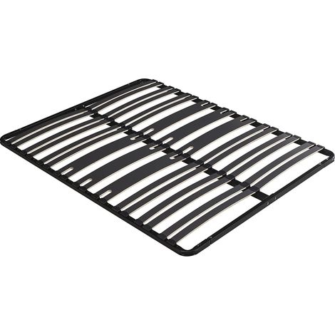 Rete a doghe 140x190 2x15 doghe 3 zone supporto lombare rinfor. Senza piedi Nero - CERRISI di YSMÉE (1/5)