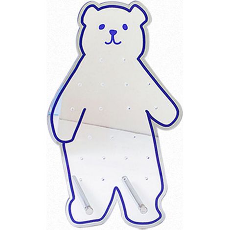 Présentoir à bijoux en acrylique – Modèle “ours debout” – Support de présentation pour boucles d’oreilles et accessoires (1/5)