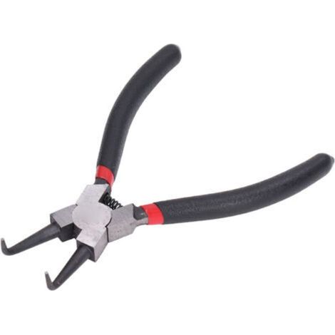 Pince à circlips incurvée interne en acier au carbone avec poignée d'immersion, 15 cm (6 po) (1/5)
