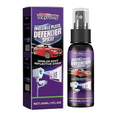 LYERCW - Spray invisible pour plaques d'immatriculation, protection contre les radars, facile à utiliser et longue durée - WELLNGS