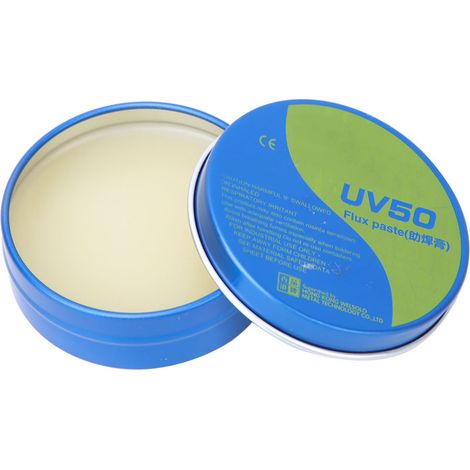 Flux de soudure en pâte MCN-UV50, flux d'étain pour fer à souder électrique, compatible avec les circuits imprimés (PCB/BGA/PGA/CMS).