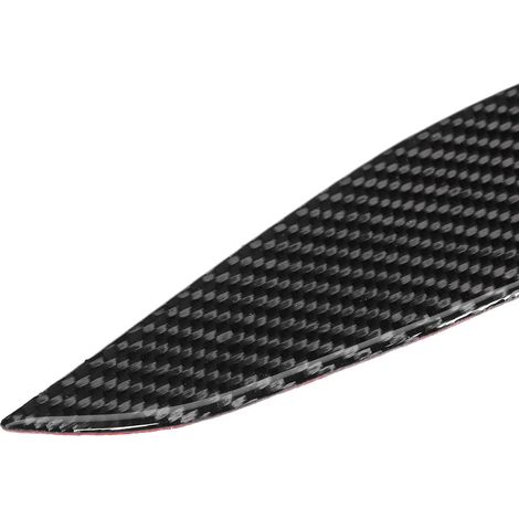 Modification de voiture : garniture de panneau de lève-vitre en fibre de carbone pour Mitsubishi Lancer 08-16 (kit de 7 pièces), conduite à droite. (1/5)