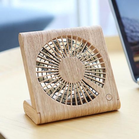 1 Ventilateur De Bureau,mini Ventilateur Usb Pliable Silencieux Et Rechargeable Pour Ordinateur De Bureau, Maison, Bureau, Bibliothque, Voyage, Av (1/5)